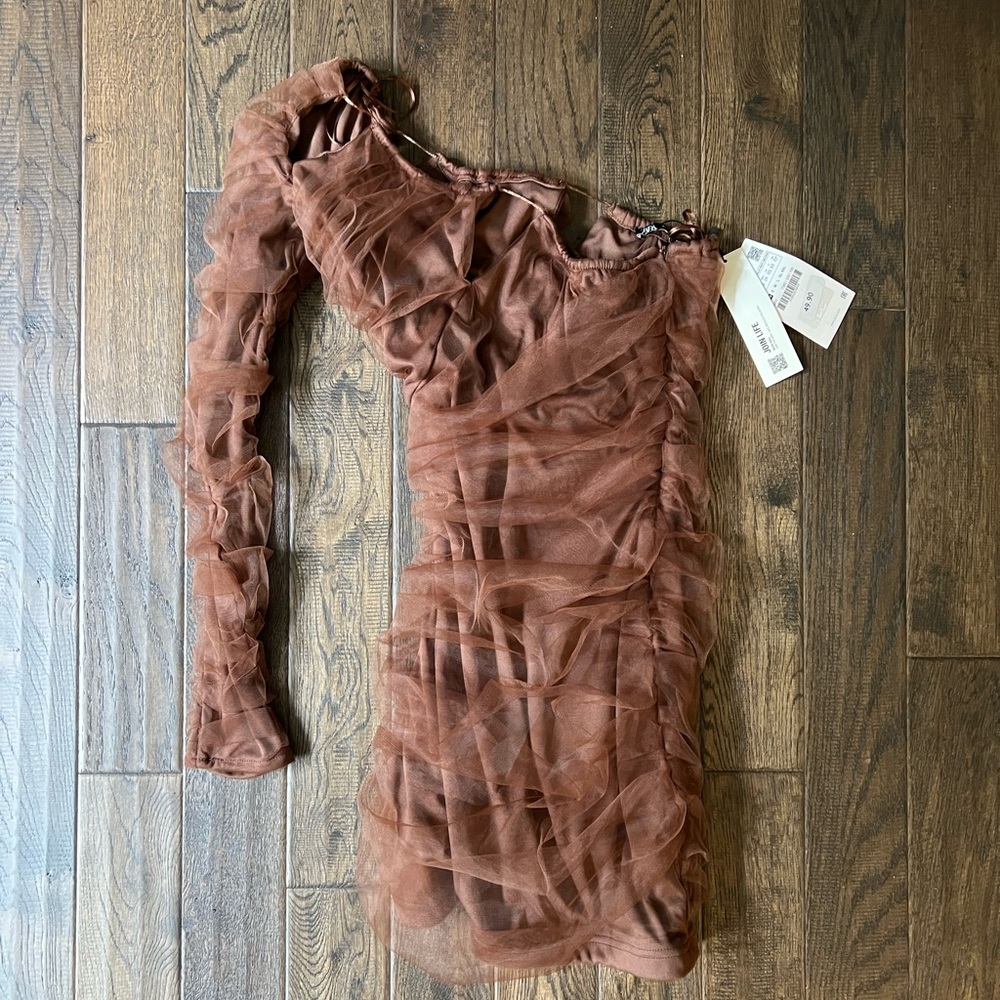 One shoulder Zara dress